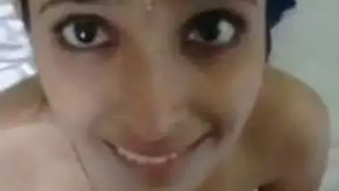 Shocked Indian wife with cum in mouth