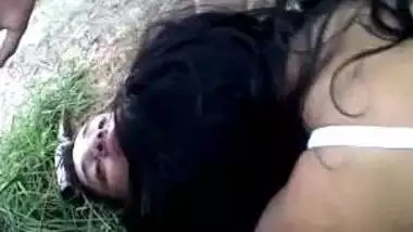 Outdoor Fucking young couple.
