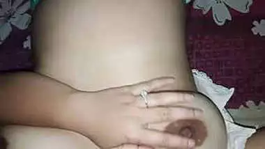 Indian Girl Showing her boobs and pussy Fingering Selfie 2