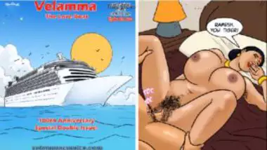 Velamma and husband in ship cartoon sex