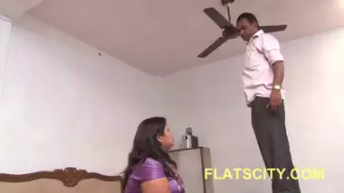 Tamil Aunty Trapped by Electrician
