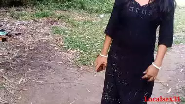 Black Clower Dress Bhabi Sex In A outdoor ( Official Video By Localsex31)