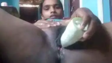 Indian Sexy Bhabhi with cucumber