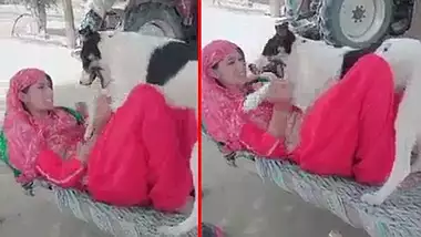 Girl Dog Chuda Chudi - Filthy Horny Village School Girl Play With Dog Desi Sex Video porn video