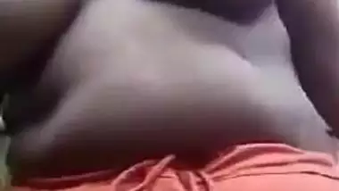 Bengali village Desi XXX wife shows her nude body on selfie cam outdoors
