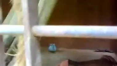 Hindisex movie scene of a desi pair enjoying outdoor sex in their new house