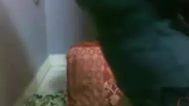 Busty Indian housewife baljeet getting naked on...