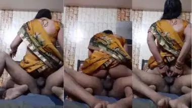 Housewife bounces on her husband?s dick in Indian sex video