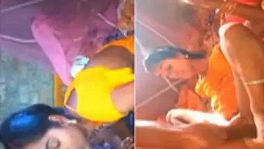 Yellow saree bhabhi Desi xxx sex after blowjob